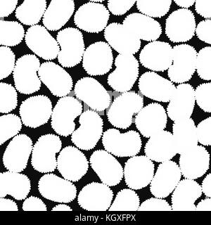 Nahtlose Muster des Virus, Partikel und Moleküle Stock Vektor