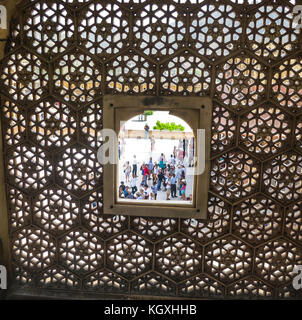 Kathmandu, Nepal, Asien, Blick auf die Stadt von Hotel top Stockfoto