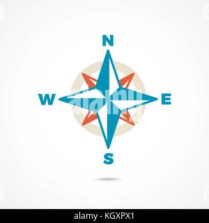 Windrose Symbol Stock Vektor
