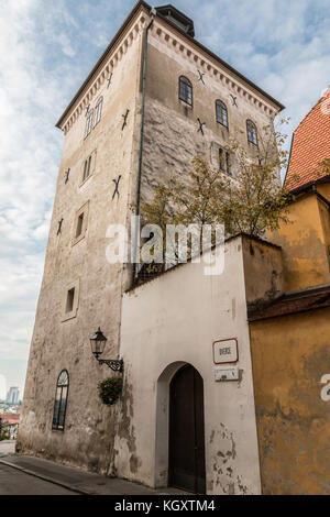 Alter Turm in Zagreb, Kroatien Stockfoto