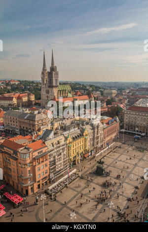 Old Town Square in Zagreb, Kroatien Stockfoto