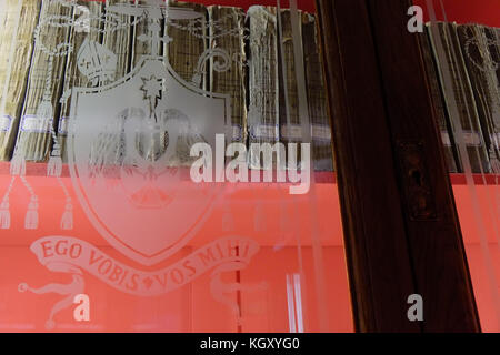 Camaldoli antiken mittelalterlichen Apotheke. Im inneren Raum. Toskana Italien Stockfoto