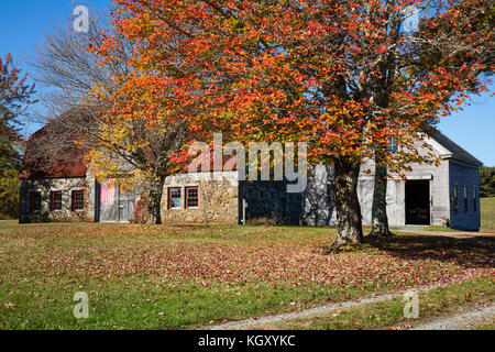 Scheune Bauernhof, Bar Harbor, Maine Stockfoto