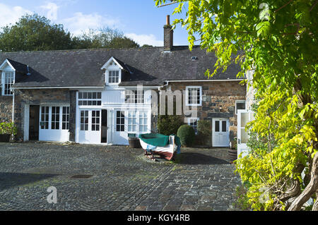 Dh Tracht Museum SAUMAREZ PARK GUERNSEY Museum Gebäude Stockfoto