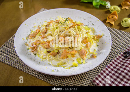 Pasta brasilianisches Essen Gourmet Stockfoto