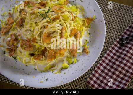 Pasta brasilianisches Essen Gourmet Stockfoto