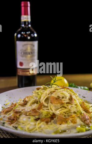 Pasta brasilianisches Essen Gourmet Stockfoto