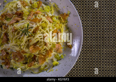 Pasta brasilianisches Essen Gourmet Stockfoto