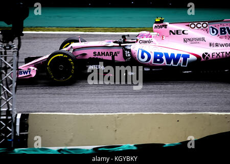 Sao Paulo, Brasilien. 10 Nov, 2017. F1-freien Trainingssitzungen am José Carlos Pace Rennstrecke in Interlagos, südlich von Sao Paulo, am Freitag (10), Vorbereitung auf den Grand Prix von Brasilien Formel 1 Rennen, das am Sonntag, den 12. Credit: Dario Oliveira/ZUMA Draht/Alamy leben Nachrichten Stockfoto