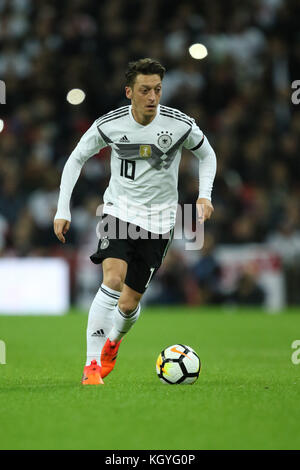 London, Großbritannien. 10 Nov, 2017 Mesut ozil Deutschlands am England v Deutschland international im Wembley Stadion, London, am 10. November 2017. ** Dieses Bild ist für die redaktionelle Nutzung nur ** Quelle: Paul Marriott/alamy leben Nachrichten Stockfoto