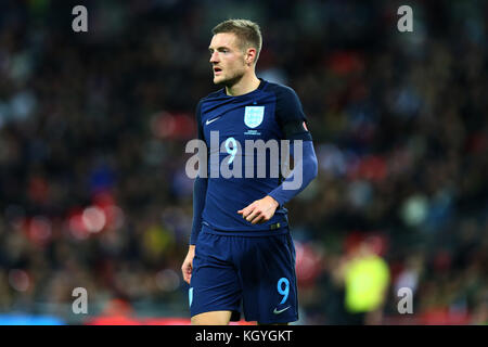 London, Großbritannien. 10 Nov, 2017. Jamie vardy von England während der internationalen Freundschaftsspiel zwischen Deutschland und England im Wembley Stadion in London, 10. November 2017, England. (Foto von Leila Coker/phcimages.com) Credit: phc images/alamy leben Nachrichten Stockfoto