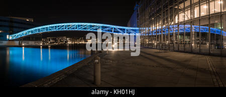 Aalborg Universität in Kopenhagen, Langzeitbelichtung Stockfoto