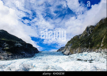 Die riesige Icefield des Fox Glacier, South Island, Neuseeland Stockfoto