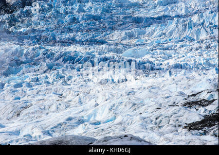 Die riesige Icefield des Fox Glacier, South Island, Neuseeland Stockfoto