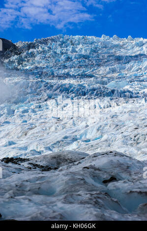 Die riesige Icefield des Fox Glacier, South Island, Neuseeland Stockfoto