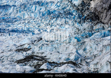 Die riesige Icefield des Fox Glacier, South Island, Neuseeland Stockfoto