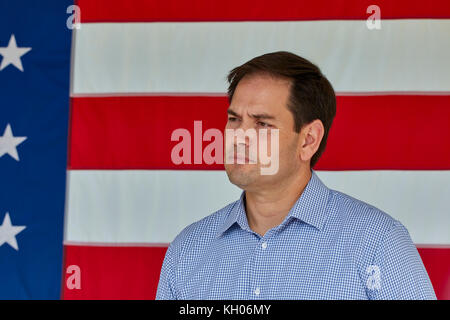 Marco Rubio auf einem US-Senat Veranstaltung im Jahr 2016 Stockfoto