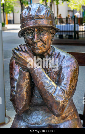 Louise mckinney berühmten fünf Frauen valiant fünf Calgary, Alberta Kanada. Skulptur von Barbara Paterson 1999 angelegt. fünf Frauen Kläger lawsui Stockfoto