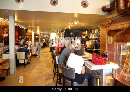 Im Biermuseum in Lissabon, Portugal Stockfoto