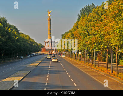 Siegessäule, Siegessäule, Großer Tiergarten, Berlin, Deutschland Stockfoto