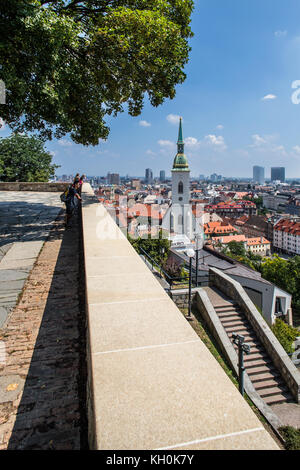 Bratislava, Slowakei. 04. August 2015. st. martin Kirche in Bratislava. Ort slowakische Könige gekrönt wurden Stockfoto