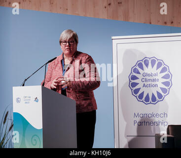 Bonn, Deutschland. 12 Nov, 2017. Rachel Kyte auf der COP 23 Fidschi Konferenz in Bonn am 12. November 2017. COP 23 ist durch die UN-Rahmenkonvention zum Klimawandel. Fidschi hält Ratsvorsitz über die Konferenz in Bonn. Credit: Dominika Zarzycka/Alamy leben Nachrichten Stockfoto