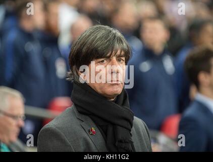 Joachim ' Jogi ' LOEW (Low, Trainer GER) Fussball Laenderspiel, Freundschaftsspiel, England (eng) - Deutschland (GER), am 10.11.2017 in London/Grossbritannien. |Nutzung weltweit Stockfoto