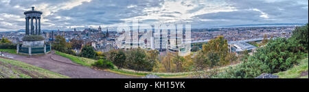 Blick vom Carlton Hill in Edinburgh. Stockfoto