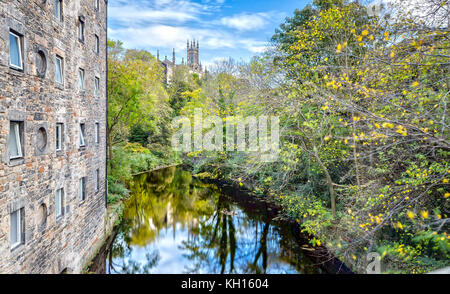 Eindruck von Dean Village in Edinburgh. Stockfoto