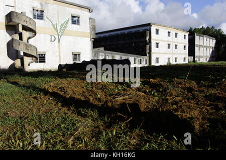 L’ancienne usine de thé de Dubreuil, la région de Dubreuil. Stockfoto