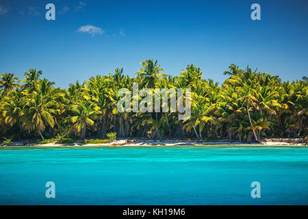 Karibische Meer, wunderschöne Panoramaaussicht Stockfoto