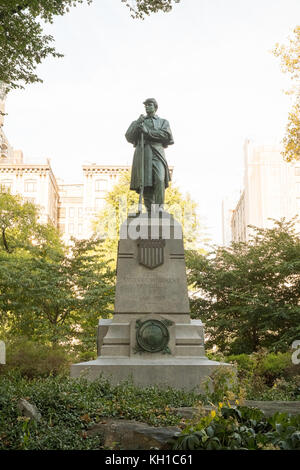 Siebten Regiment Memorial, Central Park, New York City, NY, Vereinigte Staaten von Amerika. USA. Stockfoto