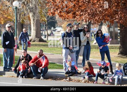 Veterans Day Parade in Denver am 11. Nov 2017. Stockfoto