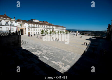 Terrasse das escolas, Universität Coimbra, Portugal Stockfoto