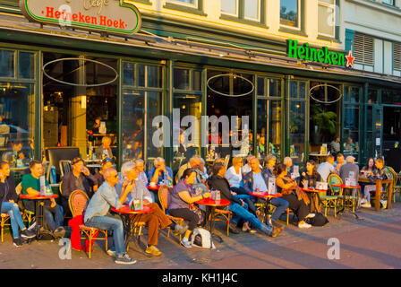 Leidseplein, Amsterdam, Niederlande Stockfoto