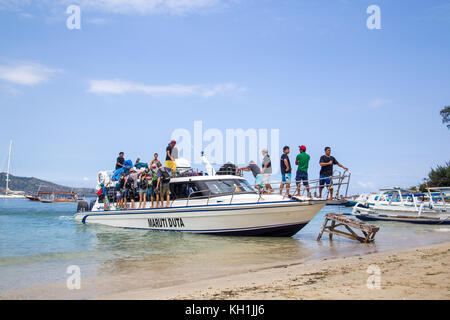 Gili Inseln Fähre Stockfoto