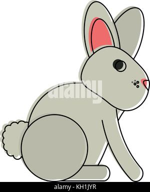Cute bunny Cartoon Stock Vektor