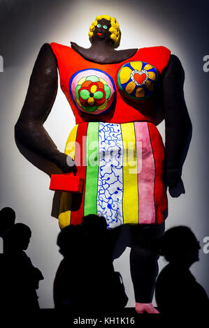 Frankreich. Paris (75), 8 ème Arr. Grand Palais. Ausstellung der Künstlerin Niki de Saint-Phalle. Nana Stockfoto