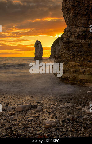 Sonnenaufgang am Meer Stockfoto