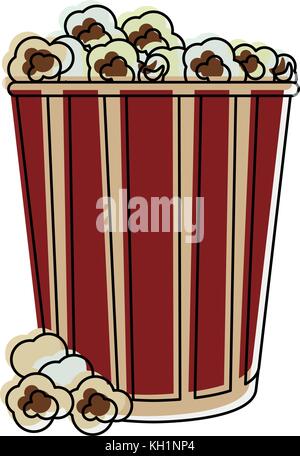 Popcorn Snack Food Stock Vektor