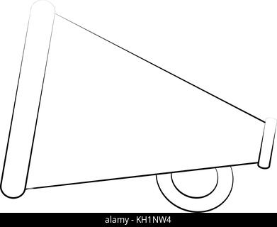 Alte Megaphon Symbol Stock Vektor