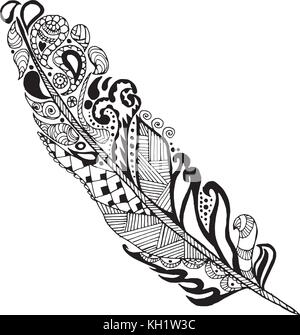 Feder-Abbildung Stock Vektor