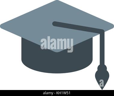 Absolvent cap Logo Stock Vektor