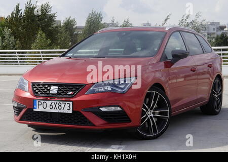 Seat Leon Cupra 2017 st 4-Gang-DSG Stockfoto