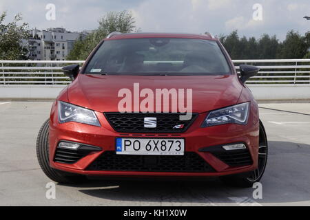 Seat Leon Cupra 2017 st 4-Gang-DSG Stockfoto