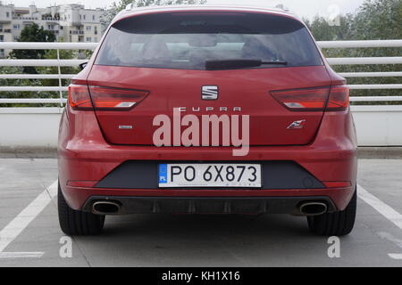 Seat Leon Cupra 2017 st 4-Gang-DSG Stockfoto