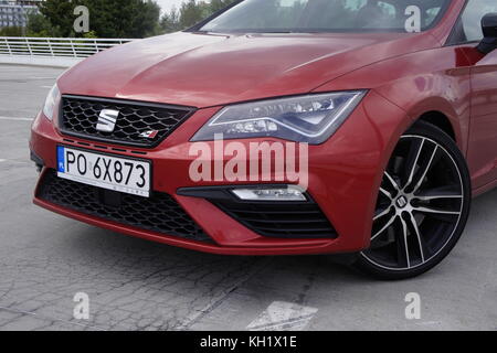 Seat Leon Cupra 2017 st 4-Gang-DSG Stockfoto