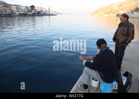 Die Insel Symi, Griechenland Stockfoto