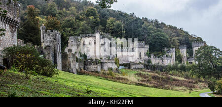 Gwrych Castle, in der Nähe von Abergele, North Wales Stockfoto