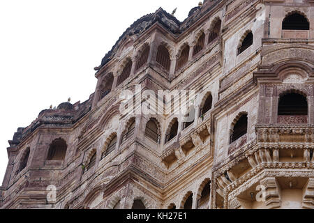 Details von Mehrangarh Fort in Jodhpur, Rajasthan, Indien. Stockfoto